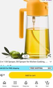 lot 5080 image: Oil Sprayer for Kitchen Cooking