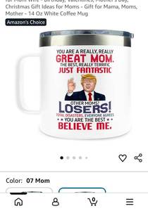 lot 5123 image: 14 Oz White Coffee Mug with Stainless Steel Lid - Retail $30
