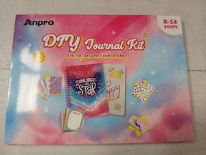 lot 13867 image: Anpro DIY Journal Kit 8-14 Years Shine Bright Like a Star