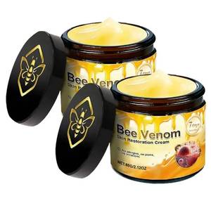 lot 13890 image: 2 Pcs Bee Venom Skin Cream,Face Wrinkle Removal Firming Anti-Aging Bee Venom Moisturizer Cream. - Retail $20
