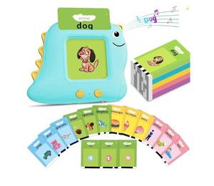 lot 13924 image: Alotwan Talking Flash Card, Learning Toys for Ages 2-4, Autism Sensory Toys for Toddlers, Speak Montessori for 2 Year Old, Kids Gift for Boys Girls Birthday Preschool Activity 510 Sight Words - Retail $25