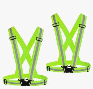 lot 13955 image: Chiwo Reflective Vest Running Gear 1Pack, High Visibility Adjustable Safety Ves for Night Cycling,Hiking, Jogging,Dog Walking - Retail $5
