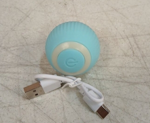 lot 15440 image: Electric Rolling Ball Pet Toy with USB-C Charging Cable - Retail $10