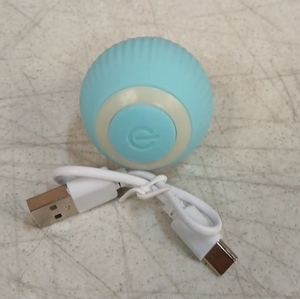 lot 15441 image: Electric Rolling Ball Pet Toy with USB-C Charging Cable - Retail $10
