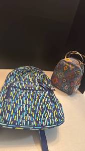 lot 1006 image: Vera Bradley backpack and lunch box