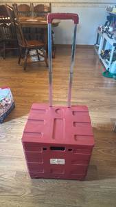 lot 1038 image: Office DEPOT Rolling Storage Cart with Handle