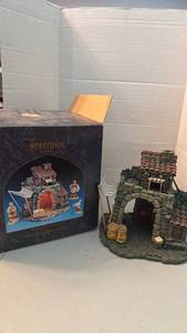lot 1145 image: Fontanini Bakery Nativity Building with Box