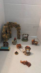 lot 1160 image: Fontanini accessories along with wall