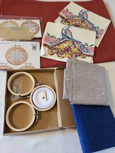 lot 1419 image: Embroidery lot