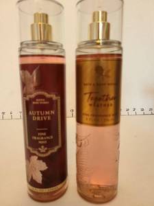 lot 1426 image: Bath and Body Works fine fragrant mist, 2 full bottles.