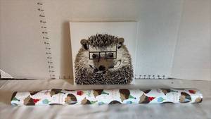 lot 1503 image: Hedgehog Canvas and Wrapping Papper