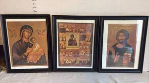 lot 1506 image: Religious Wall Decor 18x14