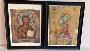 lot 1507 image: Religious Wall Decor 18x14