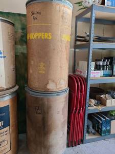 lot 3042 image: Two container drums with latching lids