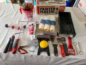 lot 3052 image: House painting supplies