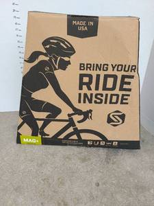 lot 3077 image: Stationary Bike Trainer MAG Compatible Virtual Training Apps, NIB