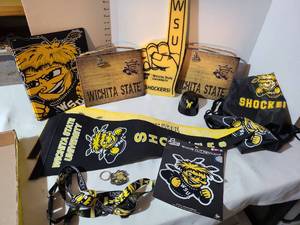lot 3215 image: Wichita State University memorabilia.