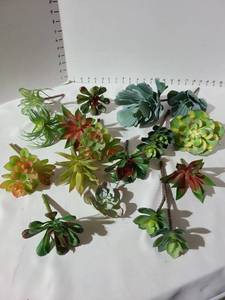 lot 3217 image: More faux succulents