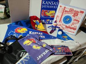 lot 3220 image: University of Kansas memorabilia.
