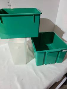 lot 3245 image: Plastic storage containers.