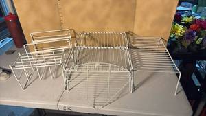lot 3325 image: Wire Shelving Racks Assorted Sizes