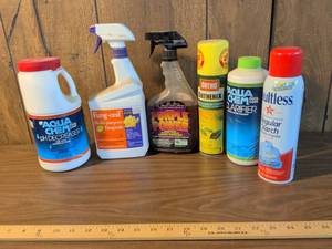 lot 13 image: Lawn and Garden Chemical Lot 6 Items Pool Care Fungicide Insecticide Cleaner