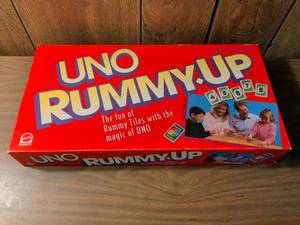 lot 99 image: Mattel UNO Rummy Up Board Game No. 9982
