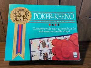 lot 102 image: Cadaco Senior Series Poker-Keeno Card Game