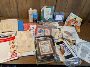 lot 115 image: Lot Embroidery Cross-Stitch Kits Patterns Needle Treasures Bucilla Dimensions