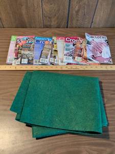 lot 118 image: 14 Crochet Magazines and Dishcloths Pattern Lot