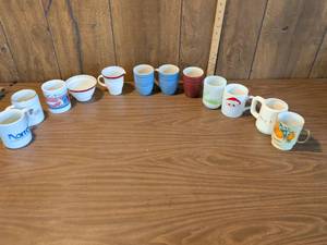 lot 126 image: Lot of 16 Ceramic Coffee Mugs Cups Mixed Styles