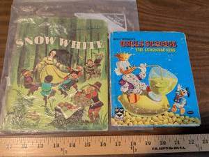 lot 153 image: Walt Disneys Snow White and Uncle Scrooge The Lemonade King Childrens Books Lot