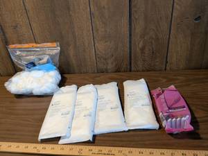 lot 167 image: McKesson ABD Pad Sterile 8x10 5-Pack Plus Cotton Balls and Razors