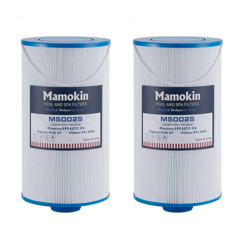lot 26041 image: Mamokin 303279 Hot Tub Filter Replaces Filbur FC-2402, 5CH-37, PFF42TC-P4, 78460 and Lifesmart, AquaTerra, Fantasy, Freeflow, Simplicity, Bermuda, Aspire, Azure, Spa Filter-2 Pack - Retail $43