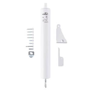 lot 5472 image: Wright Products Heavy-Duty Pneumatic Storm Door Closer Durable, Adjustable, Quiet-Closing with Hold-Open Feature (Transitional, White)
