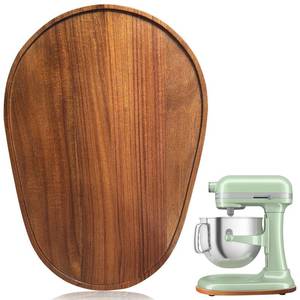 lot 5481 image: Acacia Wood Mixer Slider Mat for KitchenAid Stand Mixer Wooden Sliding Tray Compatible with Kitchen Aid 5-8 Qt Mixer