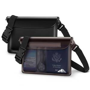 lot 5499 image: HEETA Waterproof Fanny Pack, Waterproof Pouch Dry Bag 2-Pack for Phone Passport Purse, Adjustable Waist Strap for Swimming Kayaking Boating Paddle Board Accessories Cruise Beach Camping Essentials
