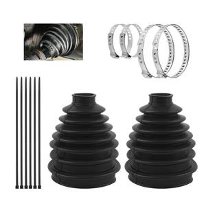 lot 5502 image: 2PCS Upgrade Larger CV Boot Repair Kit,Rubber Anti-Dust CVs Axle Boots Repair Kit with CVs Boot Clamp & Cable Ties,Universal Tie Rod Boots for Most Cars Trucks SUVs