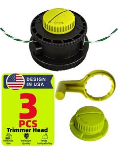 lot 5508 image: 314608005 for Ry OBI Reel Easy Bump Feed Trimmer Head, Bump Feed Head Compatible with RY15526, RY15527, RY15529 Straight Shaft Trimmers