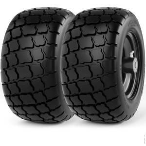 lot 5119 image: RONPOW 11x6.00-5 Flat Free Lawn Mower Tire and Wheel, Solid Front Tires for Zero Turn Mower, 400 Lbs Load, Universal 34, 58 12 Bearings, 5.31-7.71 Hub for Residential Commercial, 2 Pack Black