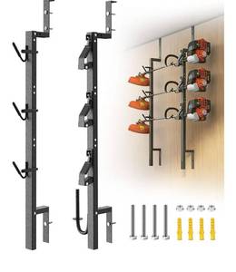 lot 5137 image: Weedeater Rack for Trailers, 360° Pad Protection for Most Straight Shaft Trimmers, Heavy Duty Weed Eater Rack Holder Open &amp Enclosed Trailer Organizer for Lawn Care &amp Landscaping Crews