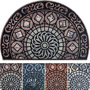 lot 5151 image: ubdyo Welcome in Style Front Door Mat - Low Pile Front Door Mat Outside Entrance - Muddy Dirt Trapping Welcome Matt Outdoor - Rubber Backing Anti Slip Indoor Doormat Entrance - Large 23 x 36