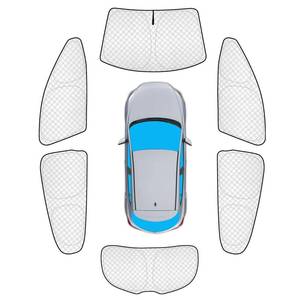 lot 5167 image: KMF 5pcs Sun Shades for 2025 2026 Chevy Equinox EV Accessories, Chevrolet Car Window Covers Sunshade for Windshield Side Rear, UV Block and Blackout Privacy for Car Camping Outdoor