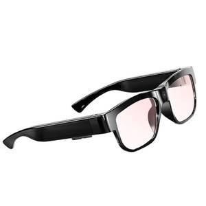 lot 28151 image: Camera Glasses Video Recording Glasses Outdoor Hands-Free Recording Body Wearable with Camera HD 1080P for Men Women Outdoor Sport Hiking Biking Can Recording 90 Minutes - Retail $40