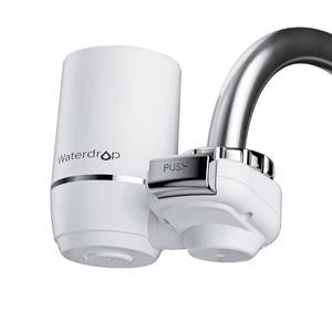 lot 28186 image: Waterdrop FC-02 Faucet Water Filter for Skin Care, Bathroom Sink Filter, NSF Certified Faucet 0.01�m Ultra-Filtration Water Filter, Reduces Chlorine Lead-Free Material, 320 Gallons, White, 1 Filter - Retail $33