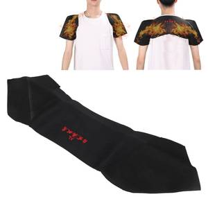 lot 28216 image: Magnetic Shoulder Support Braces, Soft Cotton Self��Heating Compression Sleeve for Shoulder Support, Stretchy Shoulder Brace - Retail $18