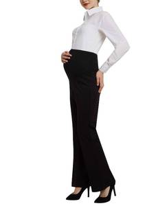 lot 28231 image: Maternity Pants for Work Flare Leg Stretchy Office Work Pants Trousers Black XL - Retail $27