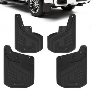 lot 38399 image: Mud Flaps for Trucks,2023-2024 Chevy Colorado No Drill Mud Guards with Fender Flares, Heavy Duty 4PC Splash Guards, OEM Fit,Suitable for Vehicles with Wheel Eyebrow - Retail $27