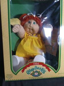 lot 60151 image: Cabbage Patch Kids 1984 Doll Polly Kristen