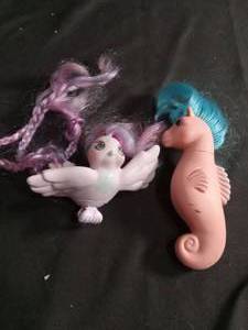lot 60160 image: Fantasy Figurine Doll with Purple Hair and Tail